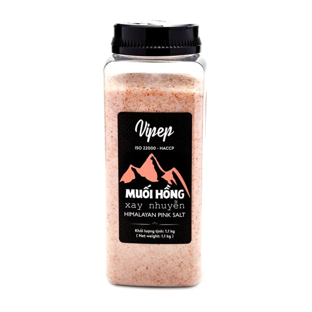 Muối Hồng Xay Nhuyễn, Himalayan Pink Salt Fine (1.1kg) - VIPEP