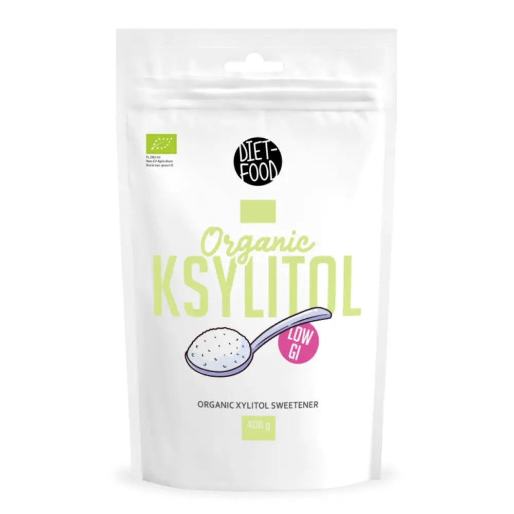 Đường Ăn Kiêng Hữu Cơ, Organic Ksylitol, Low GI (400g) - DIET-FOOD