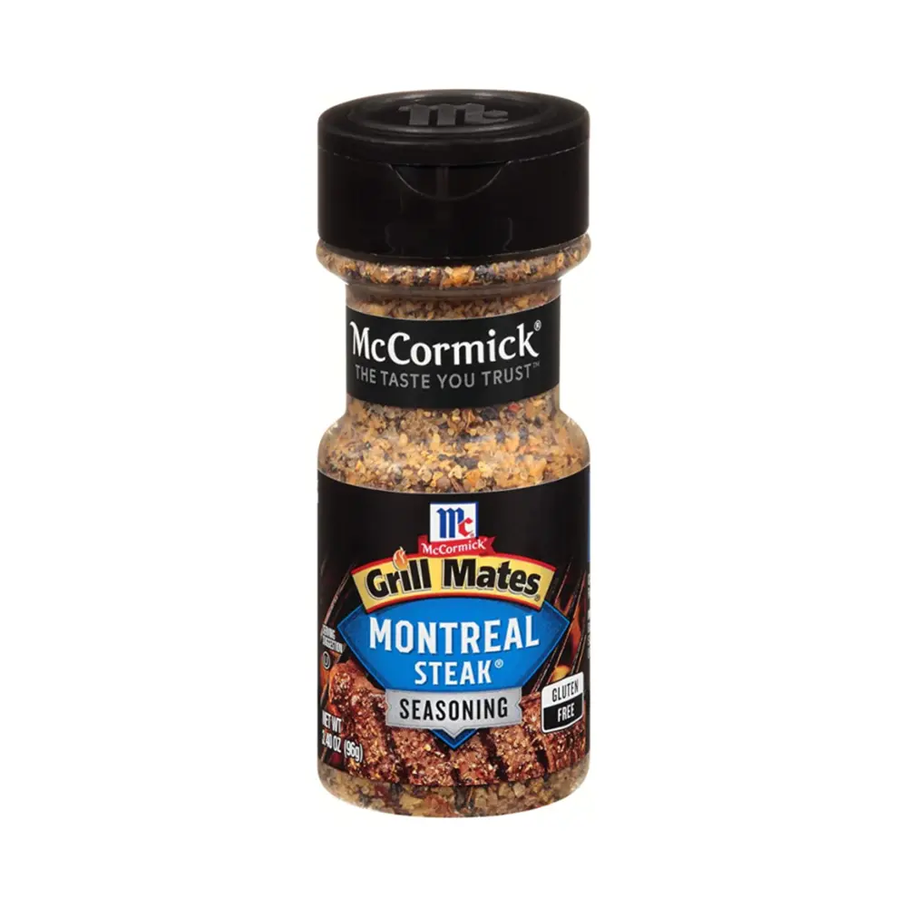 Gia Vị Ướp Thịt Nướng, Grill Mates, Montreal Steak Seasoning, Gluten Free, 3.4 oz (96g) - MCCORMICK