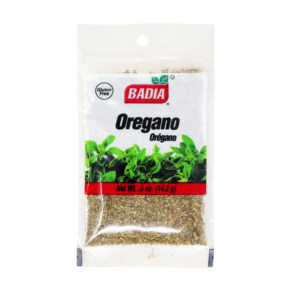 Lá Kinh Giới Cay Sấy Khô, Oregano, Gluten Free, 0.5 oz (14.2g) - BADIA