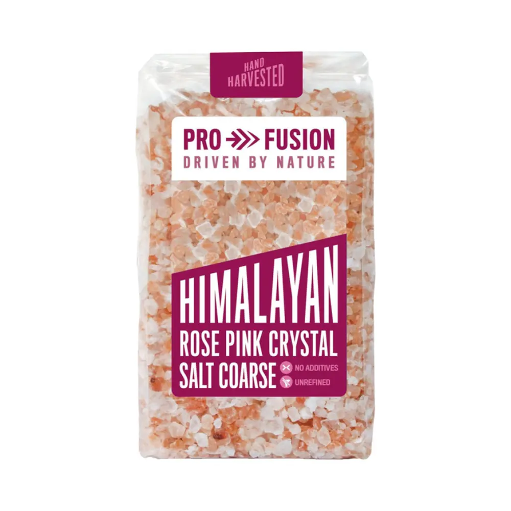 Muối Hồng Nguyên Hạt, Himalayan Rose Pink Crystal Salt Coarse (500g) - PROFUSION