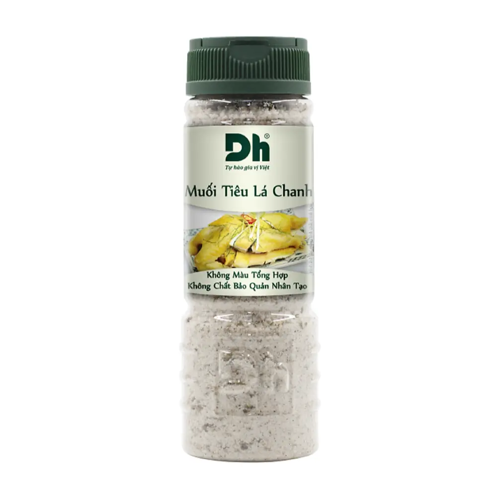Muối Tiêu Lá Chanh, Lime Leaf Pepper Salt (120g) - DH FOODS