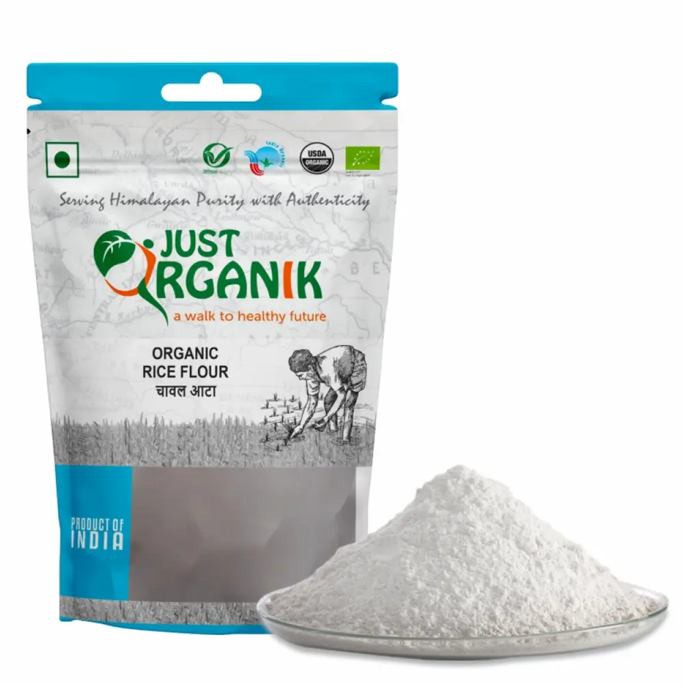 Bột Gạo Hữu Cơ, Organic Rice Flour (500g) - JUST ORGANIK