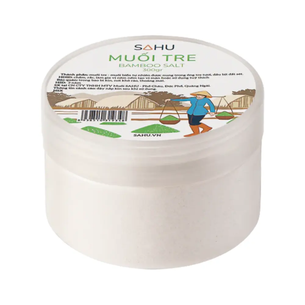 Muối Tre, Bamboo Salt (300g) - SAHU
