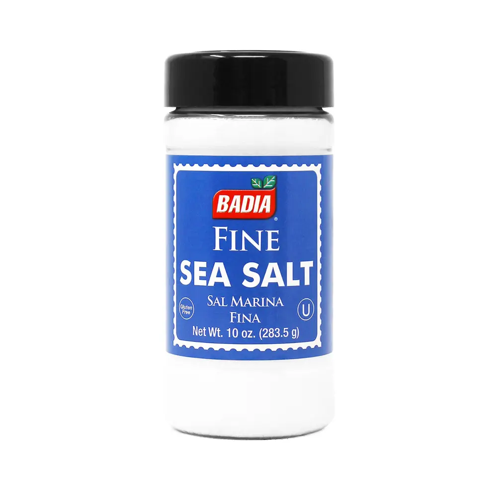 Muối Biển, Fine Sea Salt, Gluten Free, 10 oz (283.5g) - BADIA