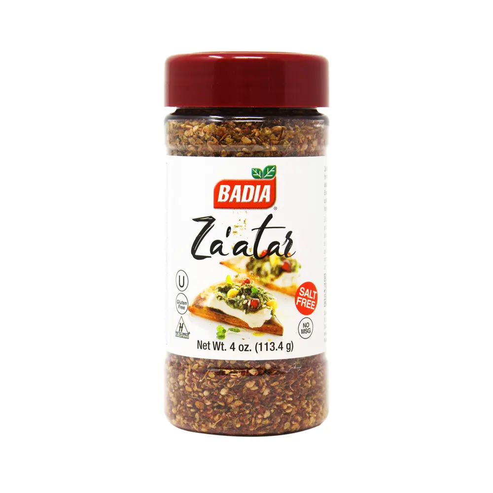 Hỗn Hợp Gia Vị, Za`atar, Salt Free, 4 oz (113.4g) - BADIA