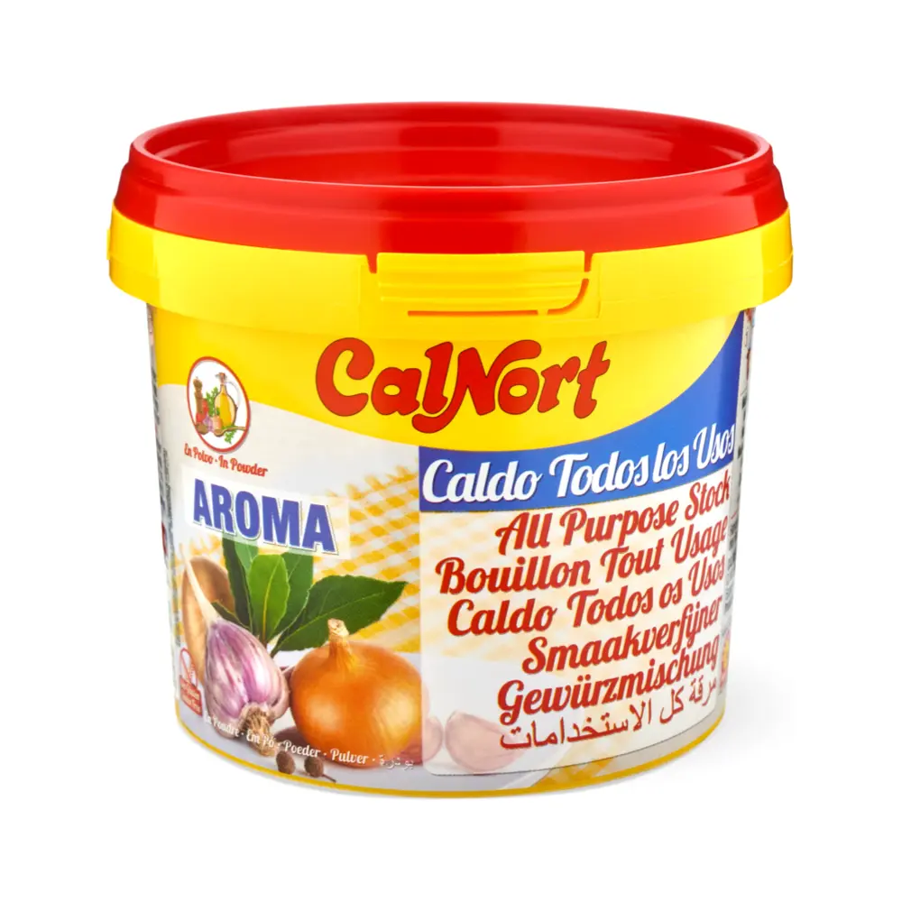 Bột Nêm Hỗn Hợp Cao Cấp, Aroma All-Purpose Stock in Powder, Gluten Free, 8.82 oz (250g) - CALNORT