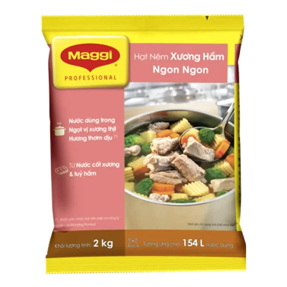 Hạt Nêm Xương Hầm, Stewed Pork Rib Seasoning Granule (2kg) - MAGGI