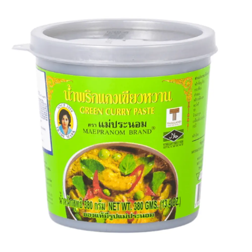 Gia Vị Cà Ri Xanh, Green Curry Paste, 13.4 oz (380g) - MAE PRANOM