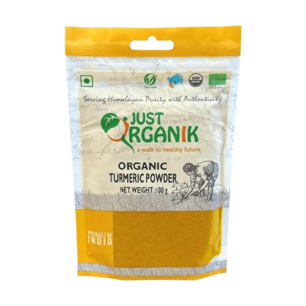 Bột Nghệ Hữu Cơ, Organic Turmeric Powder (100g) - JUST ORGANIK