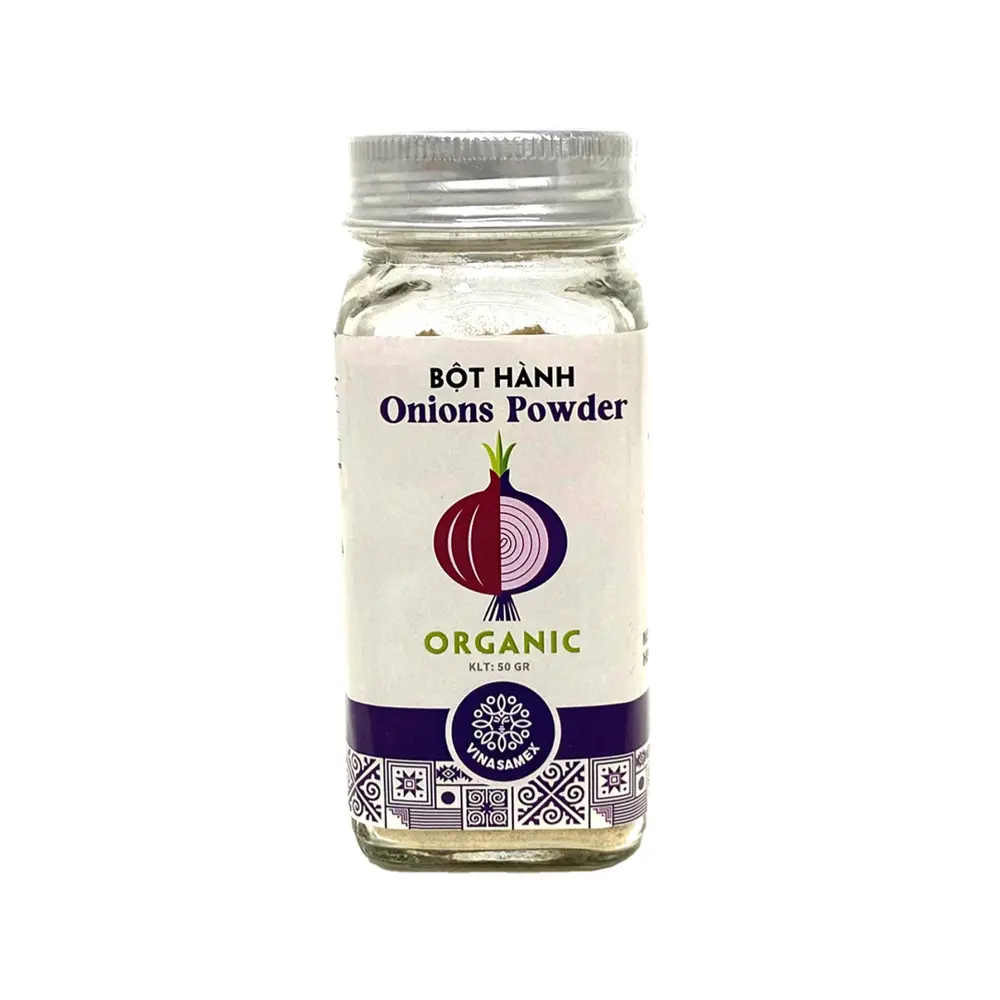 Bột Hành Hữu Cơ, Organic Onion Powder (50g) - VINASAMEX