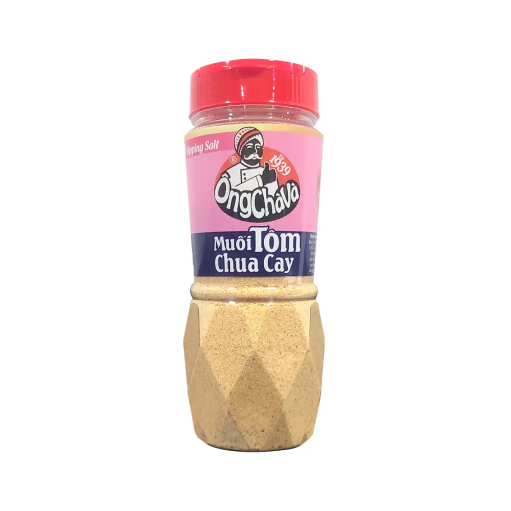 Muối Tôm Chua Cay, Hot & Sour Shrimp Dipping Salt (150g) - ONG CHA VA