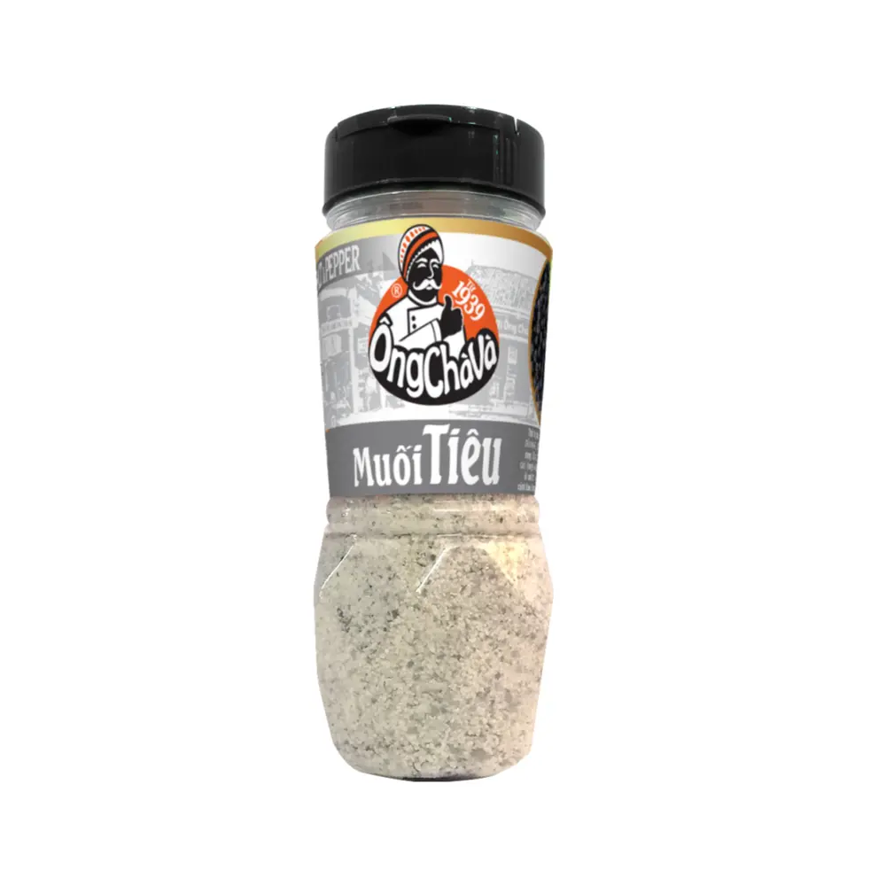 Muối Tiêu, Roasted Salt & Pepper (165g) - ONG CHA VA