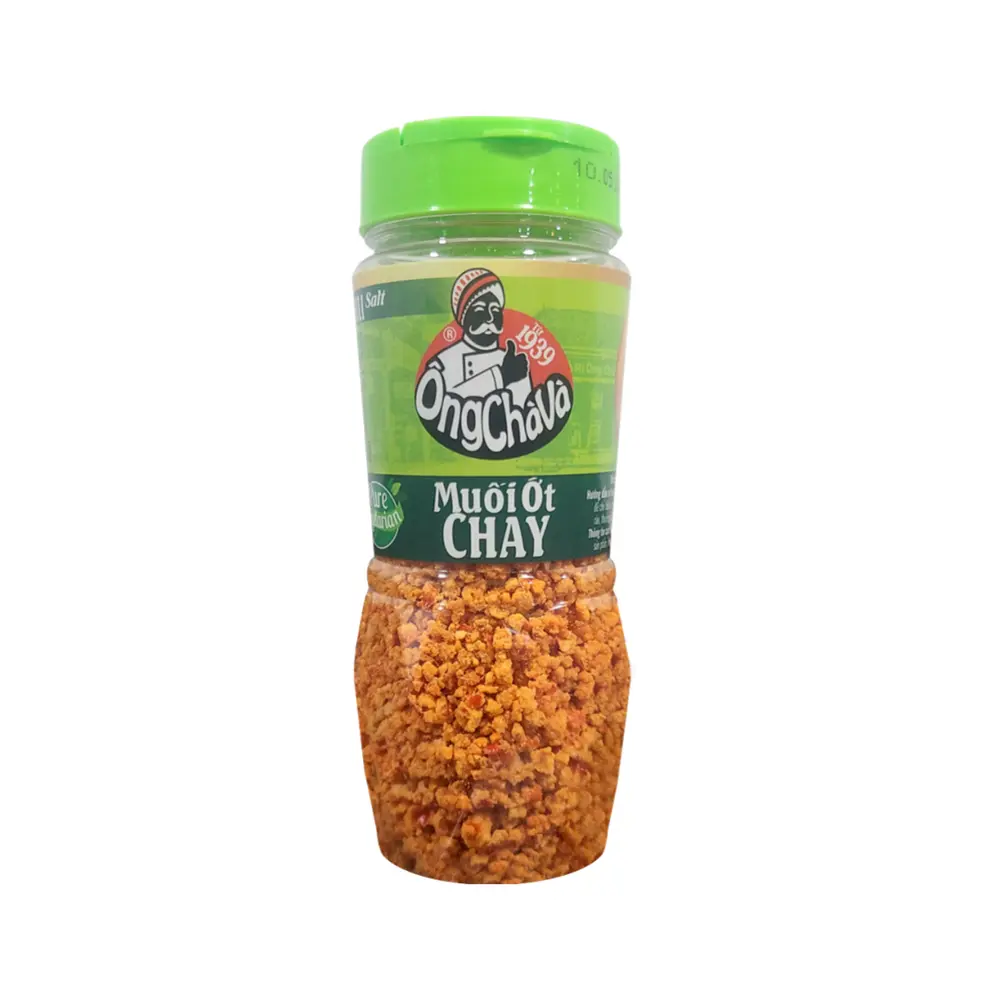 Muối Ớt Chay, Vegetarian Chili Salt (110g) - ONG CHA VA