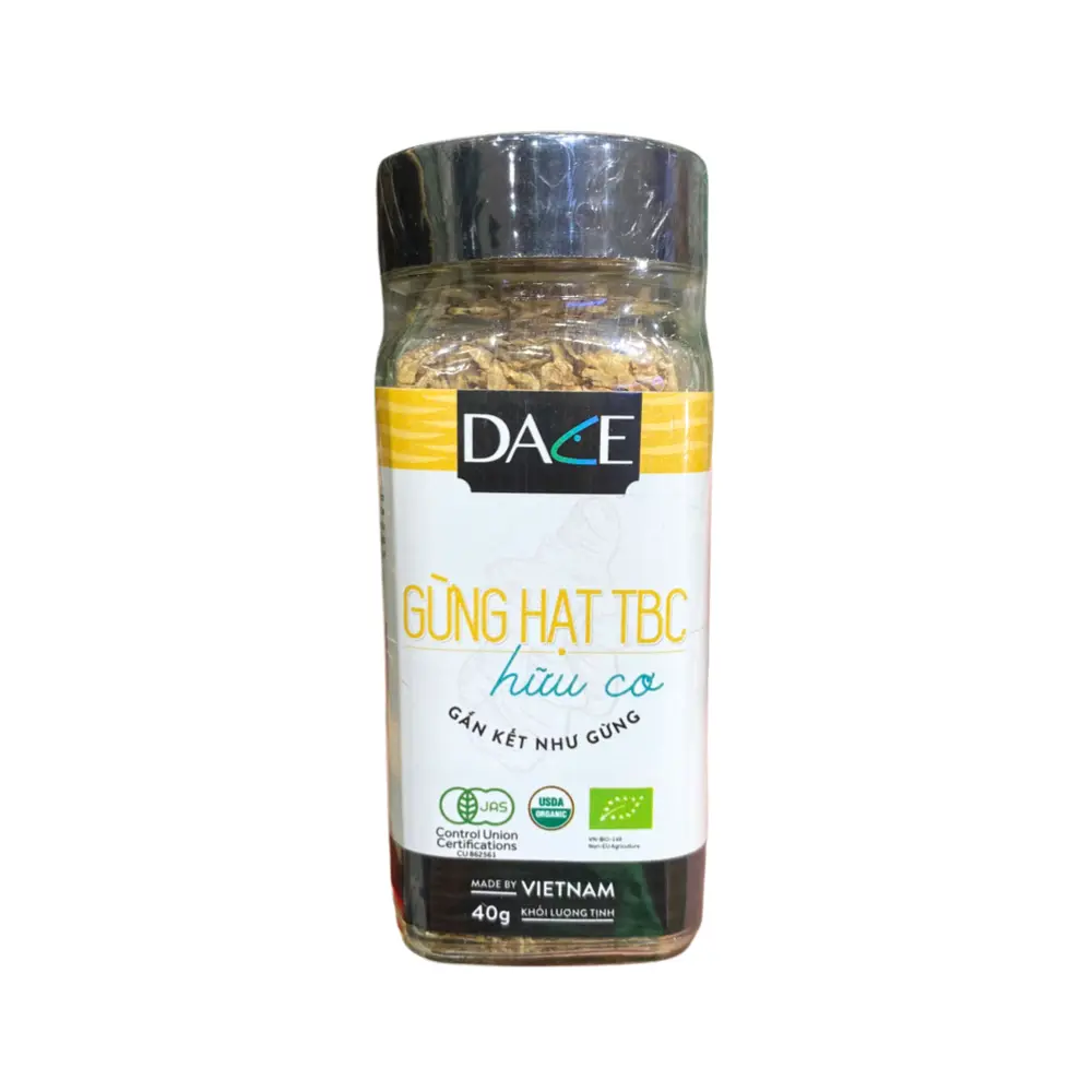 Gừng Hạt TBC Hữu Cơ, Organic Ginger Seeds (40g) - DACE