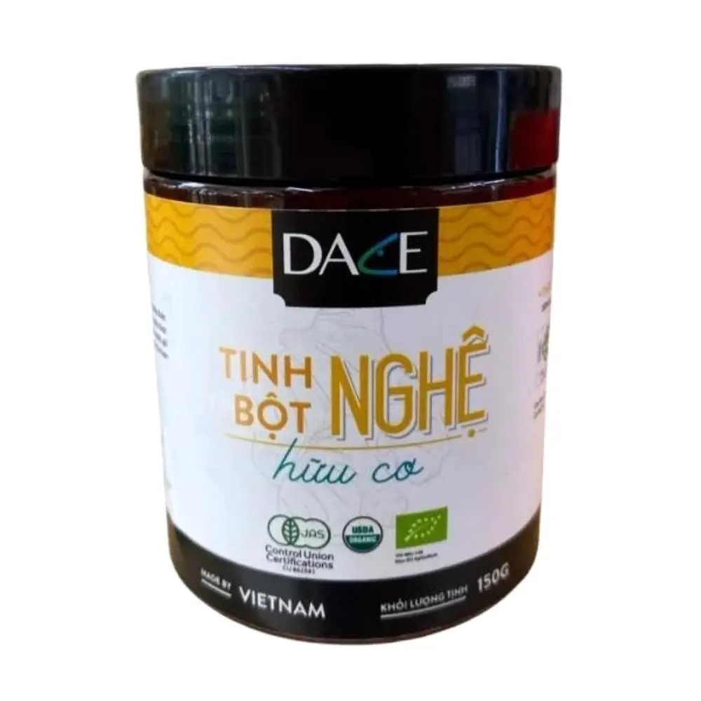 Tinh Bột Nghệ Hữu Cơ, Organic Turmeric Powder (150g) - DACE