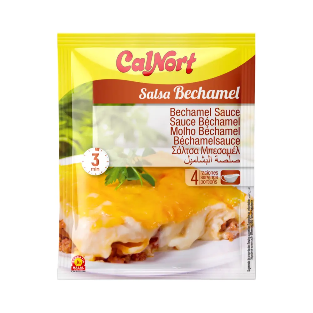 Sốt Trắng, Bechamel Sauce, 4 Phần (50g) - CALNORT