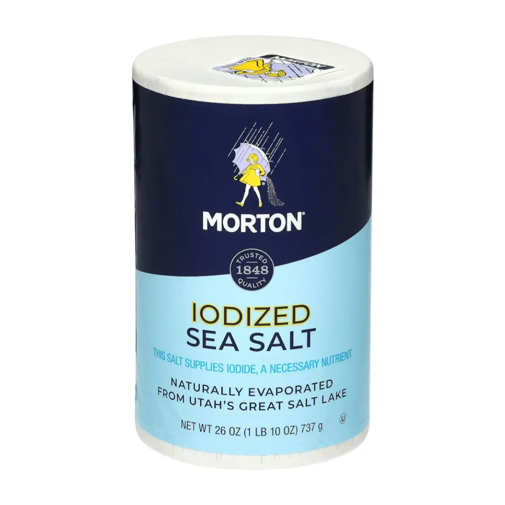 Muối Biển Iot, Iodized Sea Salt, 26 oz (737g) - MORTON
