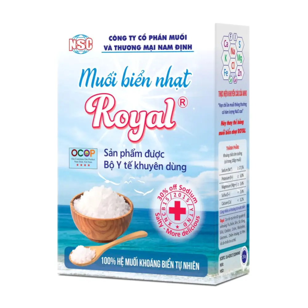 Muối Biển Giảm 30% Sodium, Salt Lite, Low Sodium Salt (250g) - ROYAL