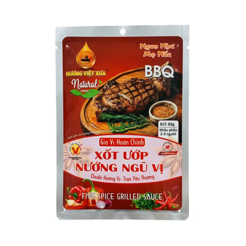 Sốt Ướp Nướng Ngũ Vị, Five Spice Grilled Sauce (82g) - HUONG VIET XUA