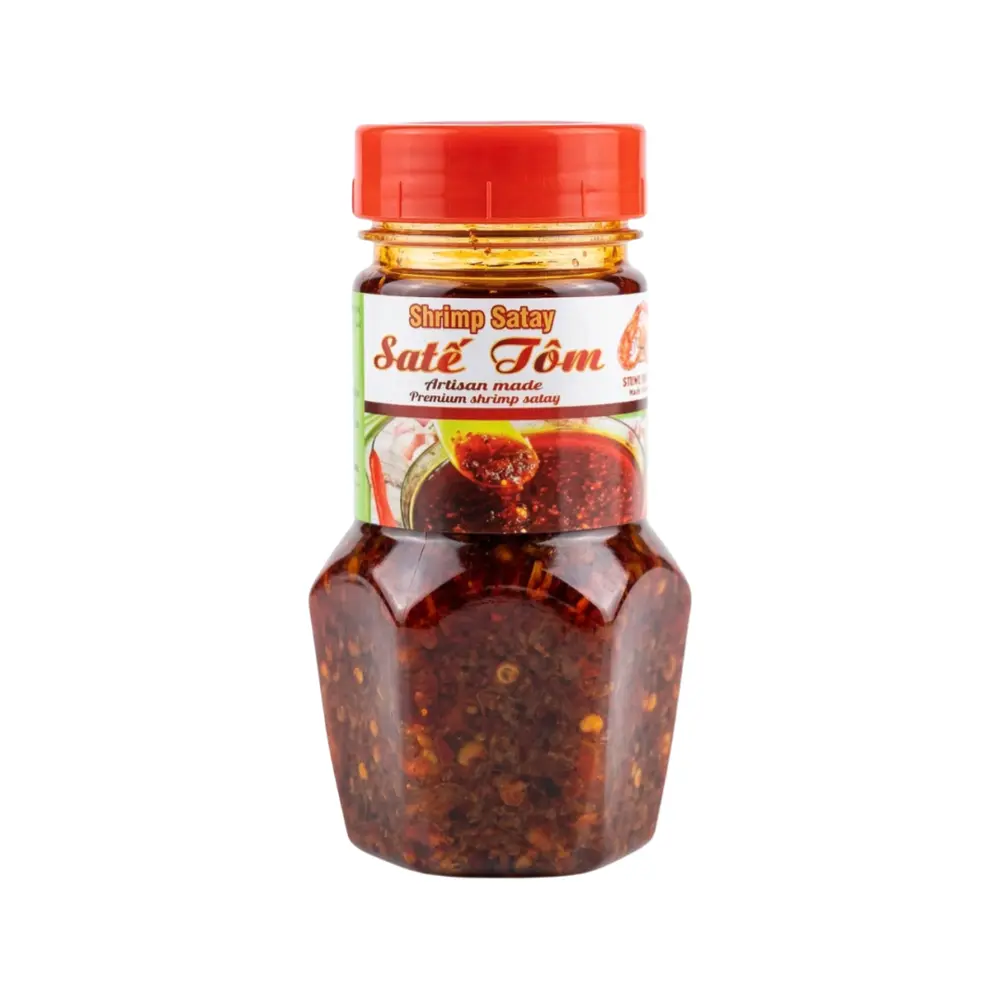 Sa Tế Tôm, Artisan Made Premium Shrimp Satay (82g) - HUONG VIET XUA
