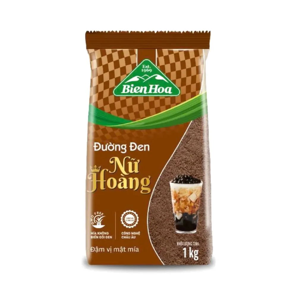 Đường Đen Nữ Hoàng Đậm Vị Mật Mía, Brown Sugar (1kg) - BIEN HOA