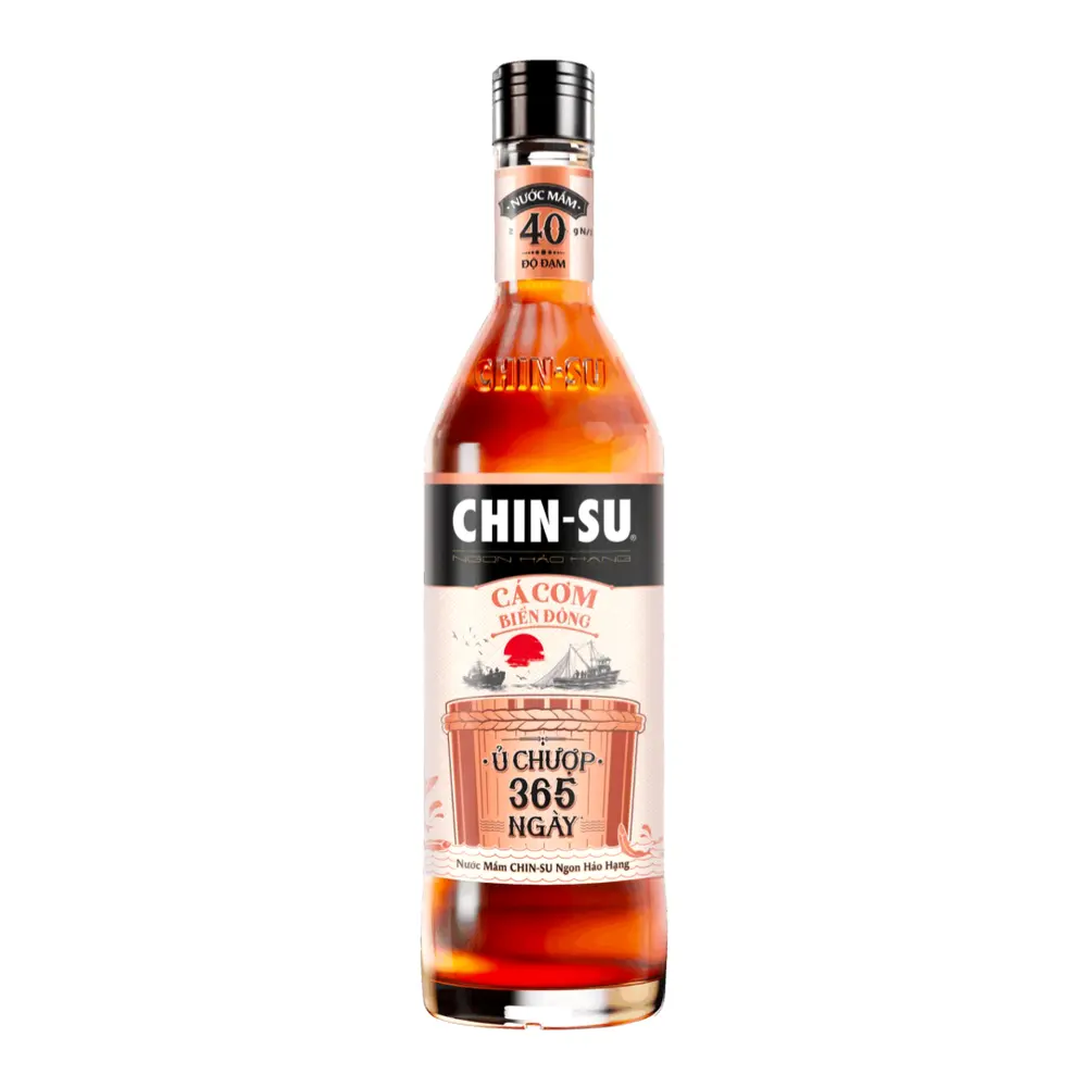 Nước Mắm Cá Cơm Biển Đông Ủ Chượp 365 Ngày, East Sea Anchovy Fish Sauce (700ml) - CHIN-SU FOODS