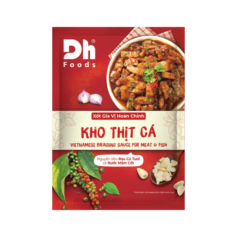 Sốt Kho Thịt Cá, Vietnamese Braising Sauce for Meat & Fish (80g) - DH FOODS