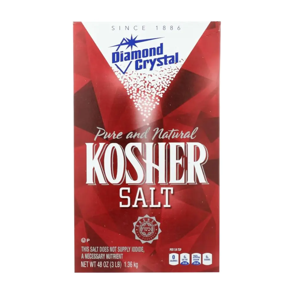 Muối Tinh, Pure & Natural Kosher Salt, 48 oz (1.36kg) - DIAMOND CRYSTAL