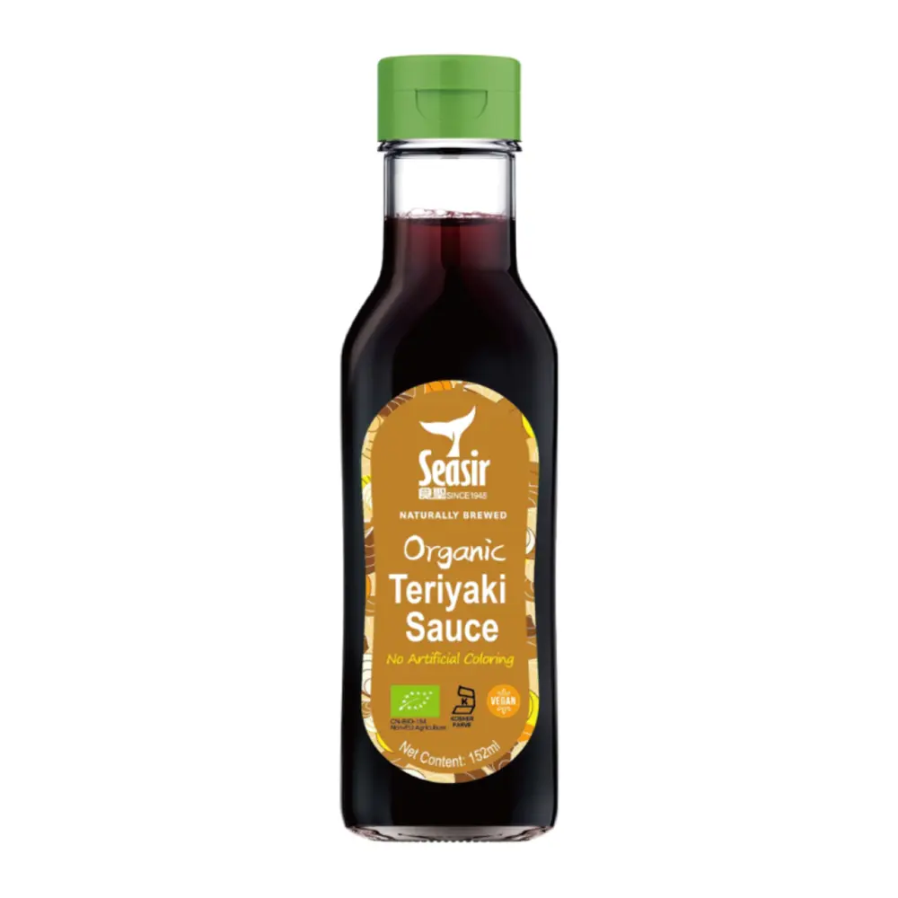 Sốt Teriyaki Hữu Cơ, Organic Teriyaki Sauce, Vegan (152ml) - SEASIR