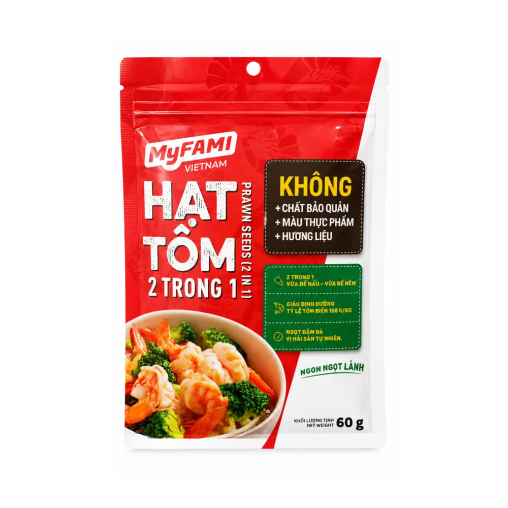 Hạt Tôm 2 Trong 1, Prawn Seed 2 in 1 (60g) - MYFAMI