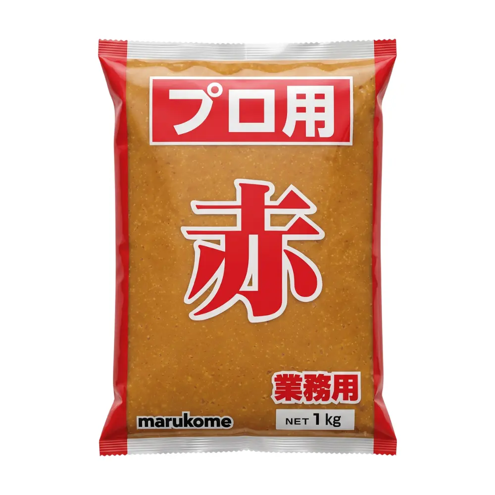 Tương Miso Đỏ, Red Soybean Paste (1kg) - MARUKOME