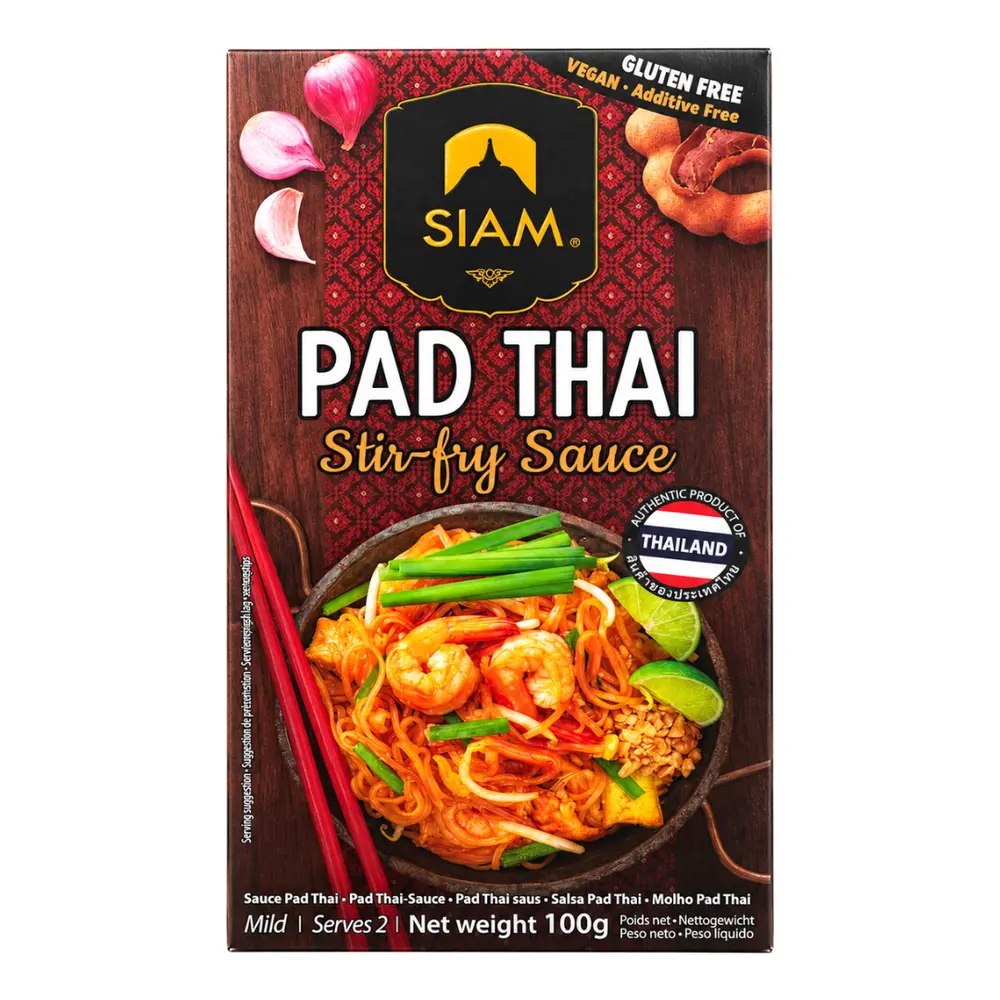 Sốt Xào Pad Thái, Pad Thai Stir-fry Sauce, Mild, 2 Phần (100g) - SIAM