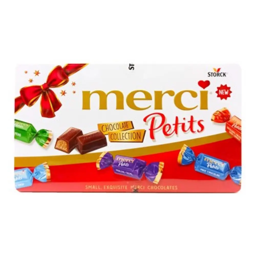 Socola Tổng Hợp Hộp Thiếc, Merci Petits, Chocolate Collection (375g) - STORCK