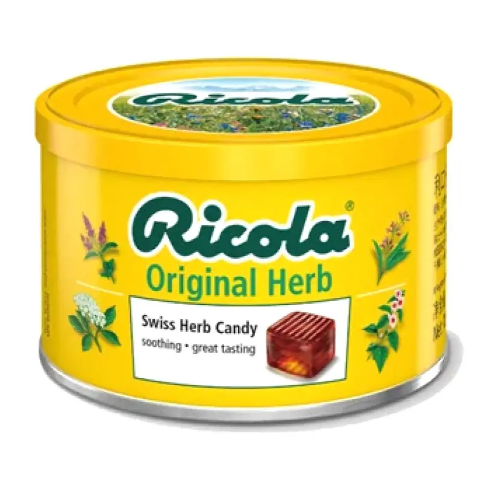 Kẹo Thảo Mộc Thụy Sĩ, Swiss Herb Candy, Original (100g) - RICOLA