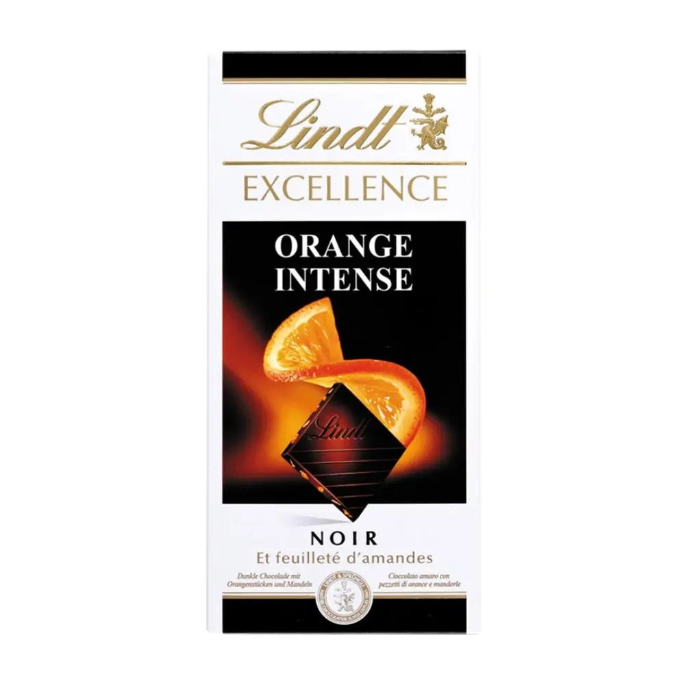 Socola Đắng Vị Cam, Excellence, Intense Orange, Dark (100g) - LINDT