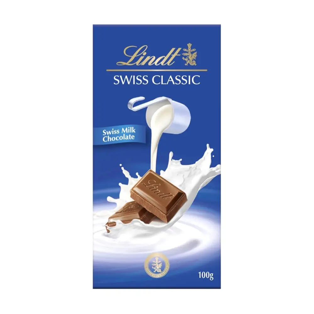 Socola Sữa Thụy Sĩ, Swiss Classic, Swiss Milk Chocolate (100g) - LINDT