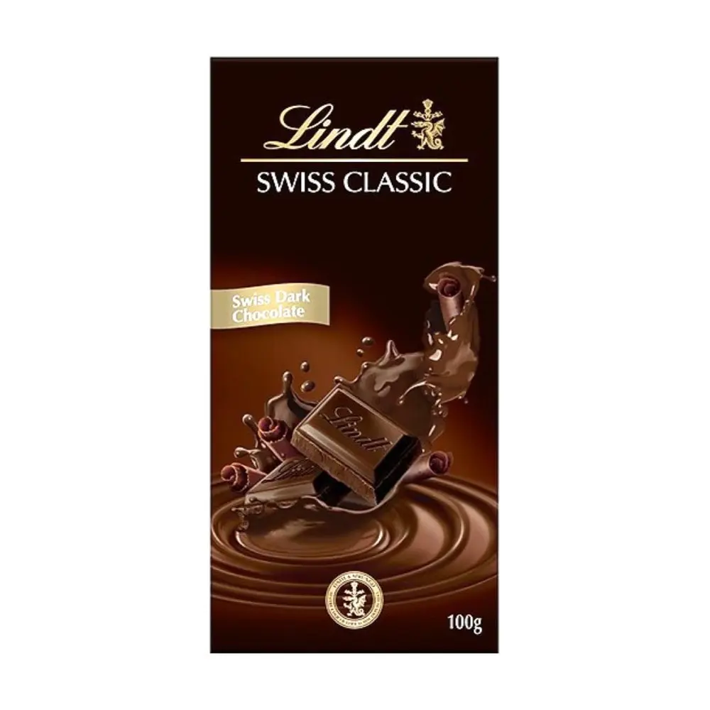 Socola Đắng Thụy Sĩ, Swiss Classic, Swiss Dark Chocolate (100g) - LINDT