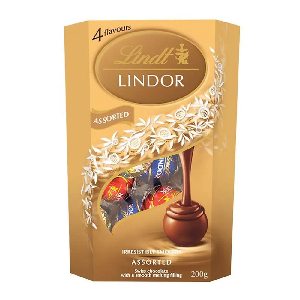 Socola Tổng Hợp, Lindor, Assorted, Swiss Chocolate with a Smooth Melting Filling (200g) - LINDT