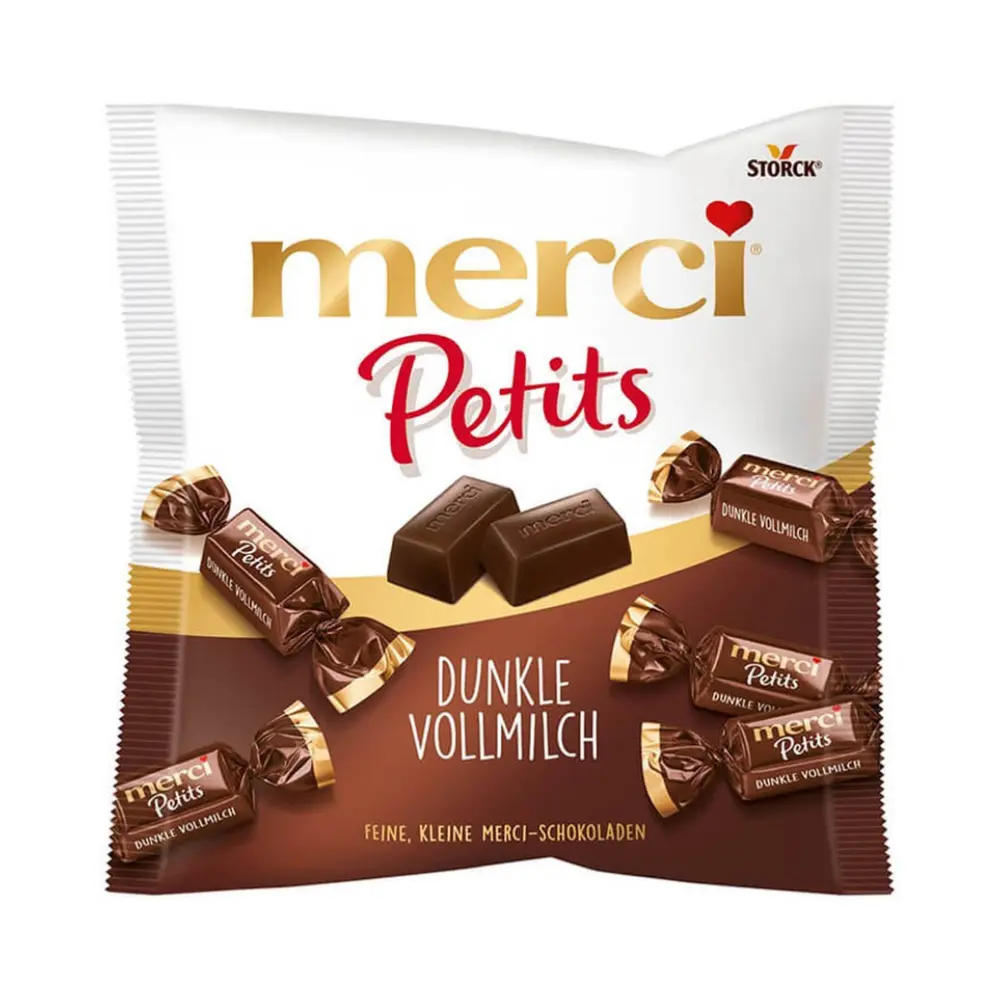 Socola Sữa Đắng, Merci Petits, Dunkle Vollmilch (125g) - STORCK