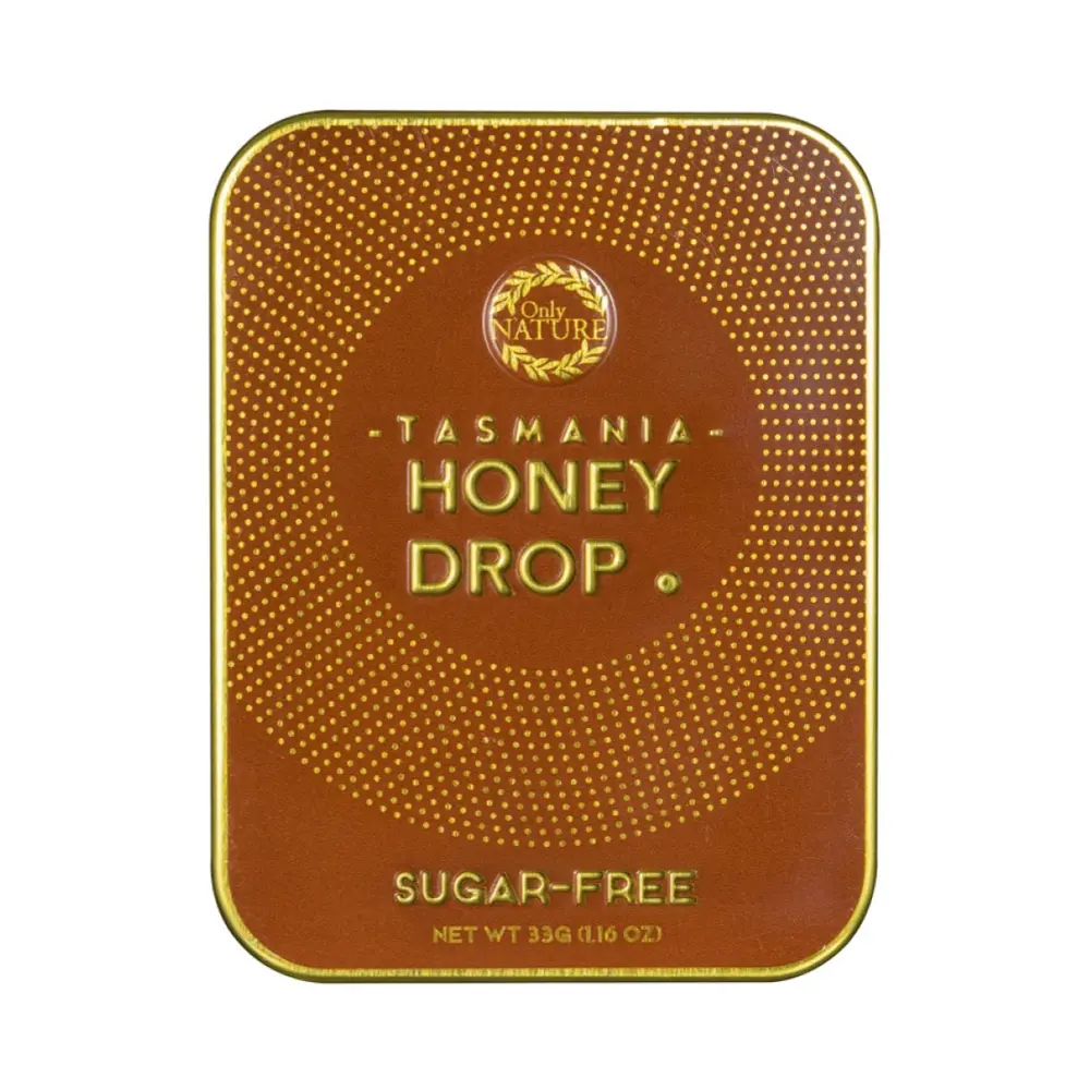 Kẹo Sả Mật Ong, Tasmania Honey Drop, Sugar Free, 1.16 oz (33g) - ONLY NATURE