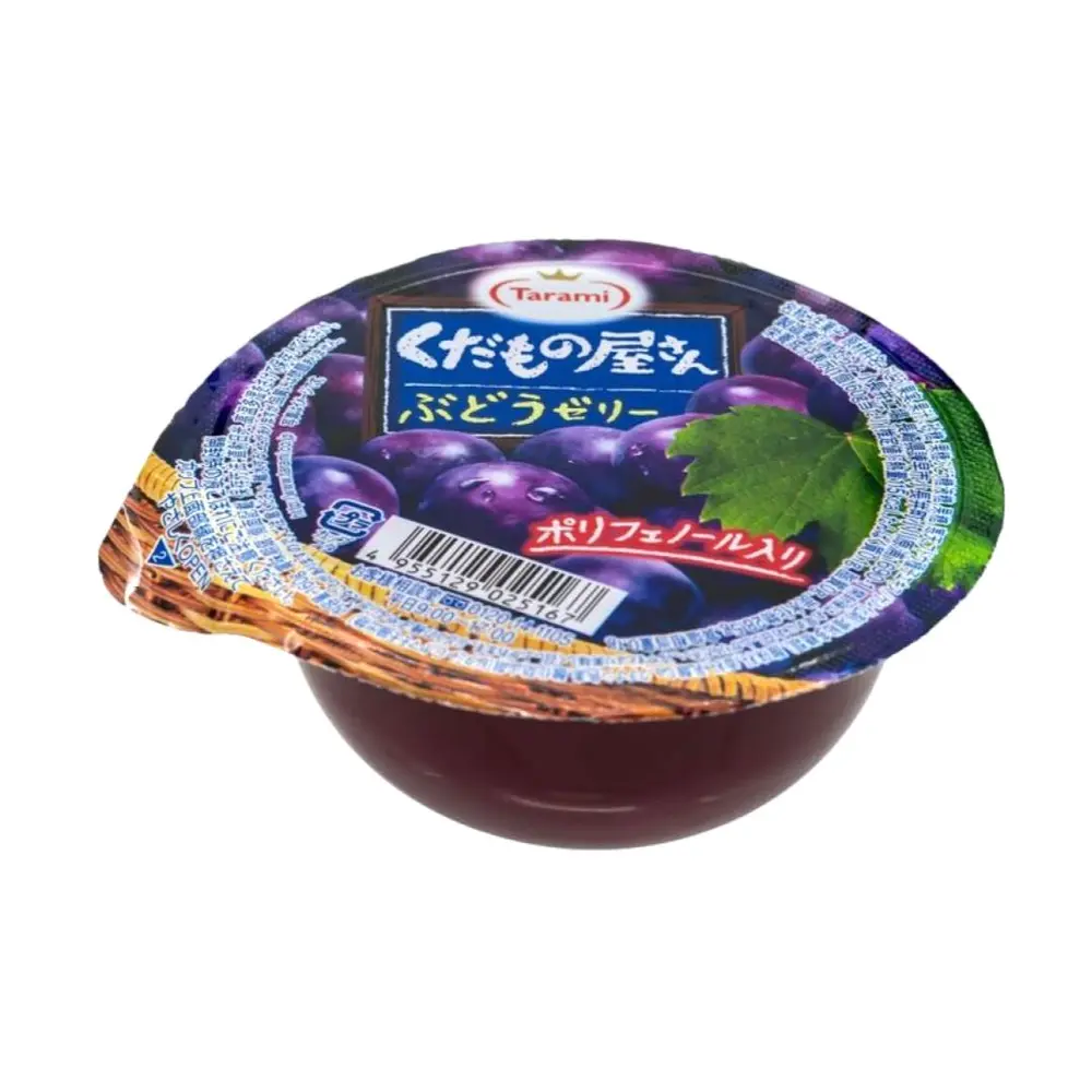 Thạch Nho, Kudamono Yasan Grape & Natadacoco Jelly (160g) - TARAMI