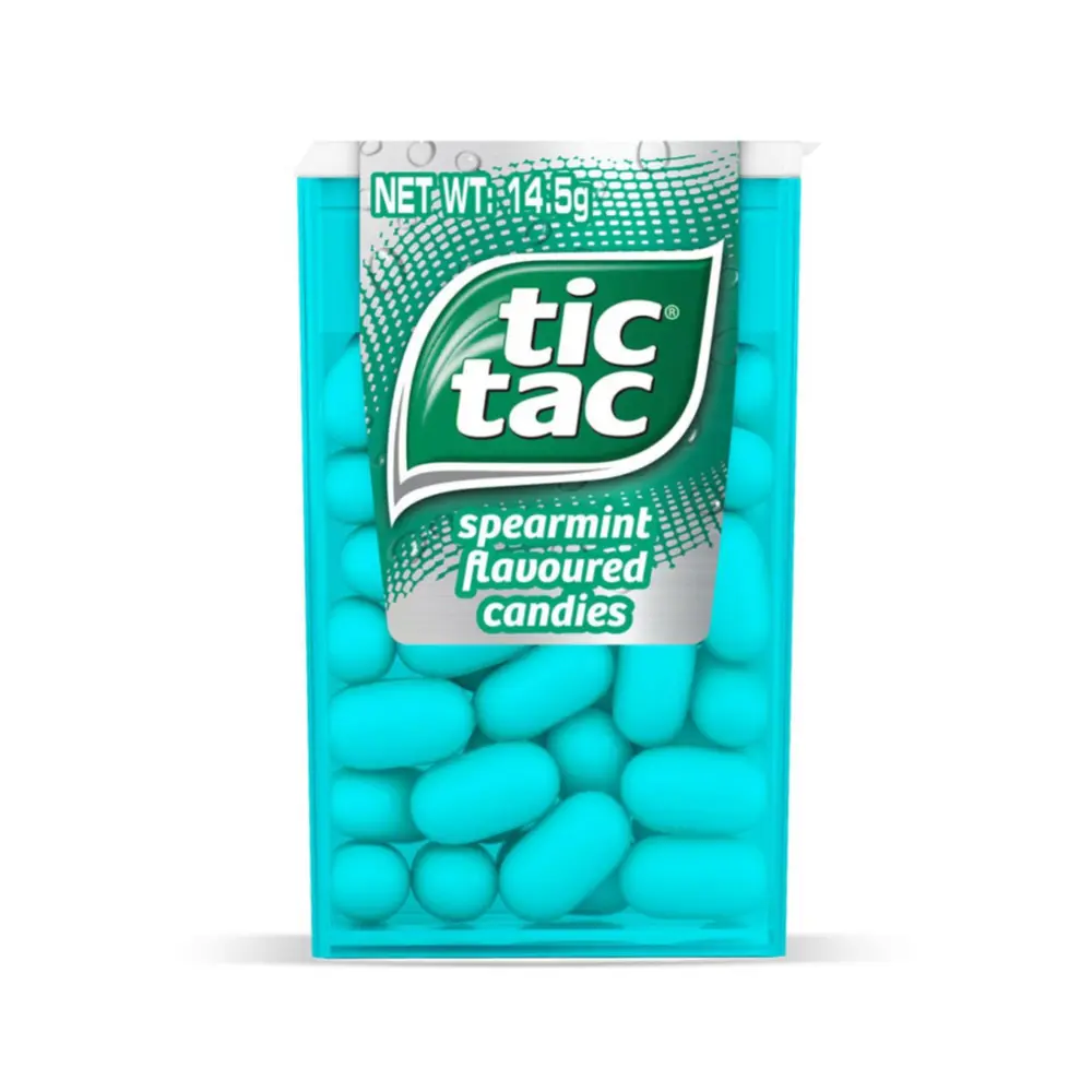 Kẹo The Hương Bạc Hà Lục, Spearmint (14.5g) - TIC TAC