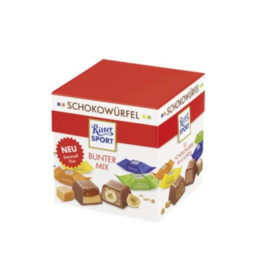 Socola, Schokowürfel, Bunter Mix, 22 Viên (176g) - RITTER SPORT