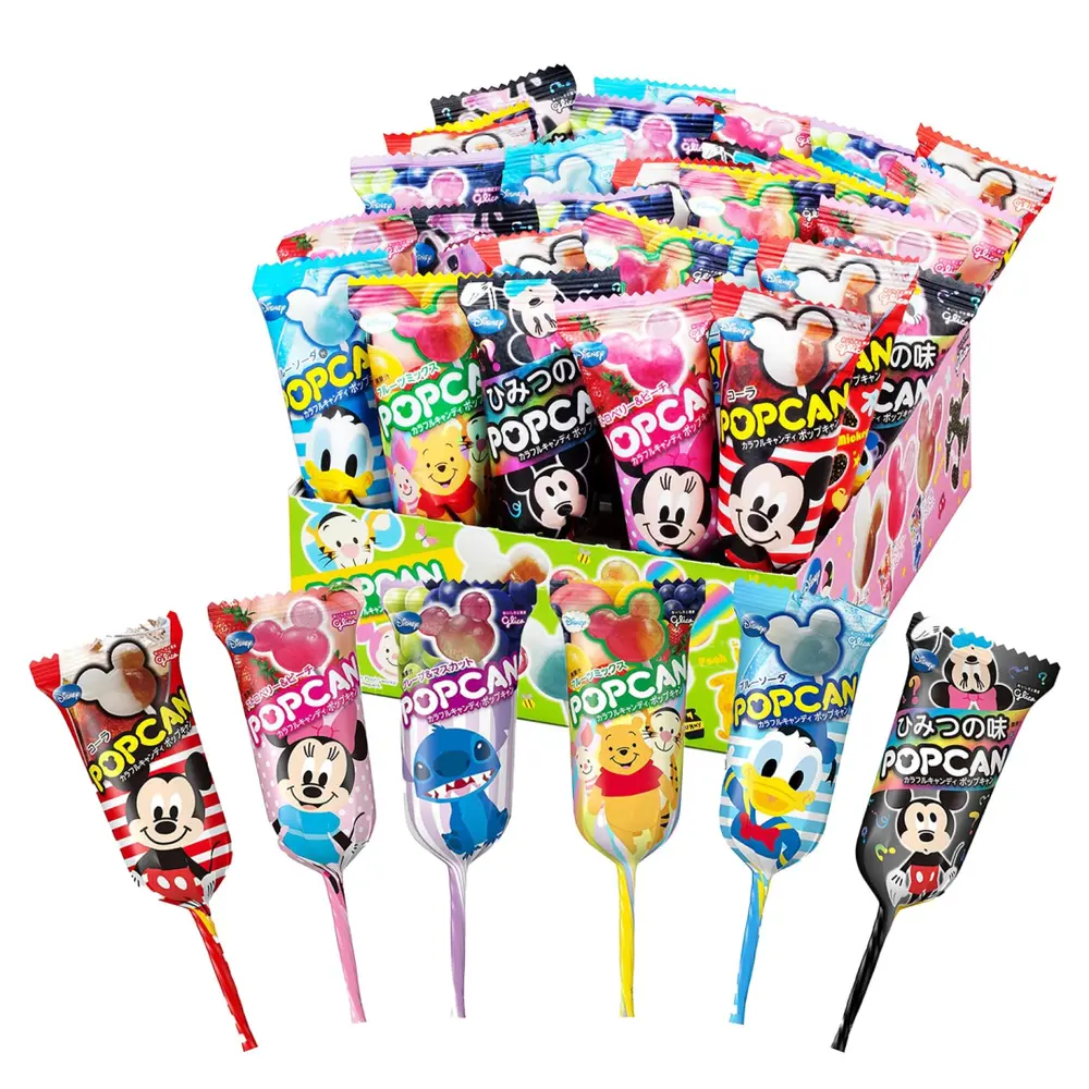 Kẹo Mút Vị Trái Cây, Popcan, Disney Soda Lollipop (10.5g) - ORION
