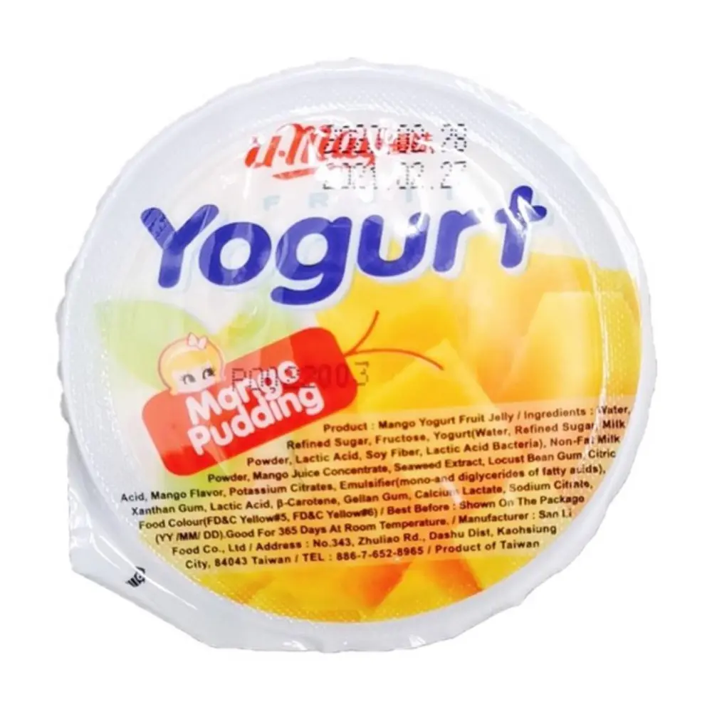 Thạch Rau Câu Sữa Chua Vị Xoài, Fruit Yogurt, Mango Pudding (110g) - U MAY