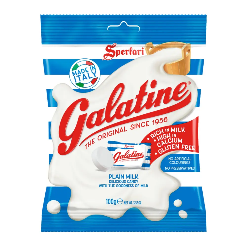 Kẹo Sữa, Galatine, Plain Milk Candy, 3.52 oz (100g) - SPERLARI