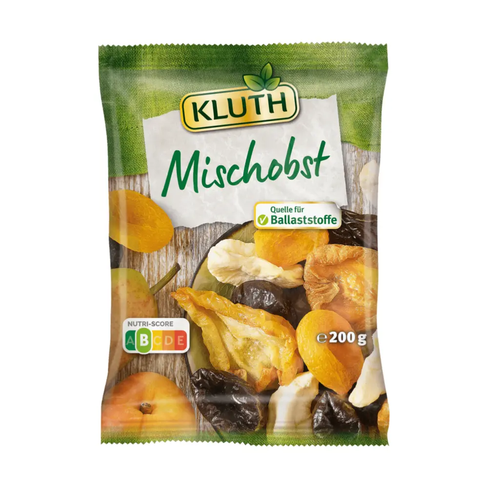 Trái Cây Sấy Lạnh Hỗn Hợp, Mischobst, Dried Mixed Fruit (200g) - KLUTH