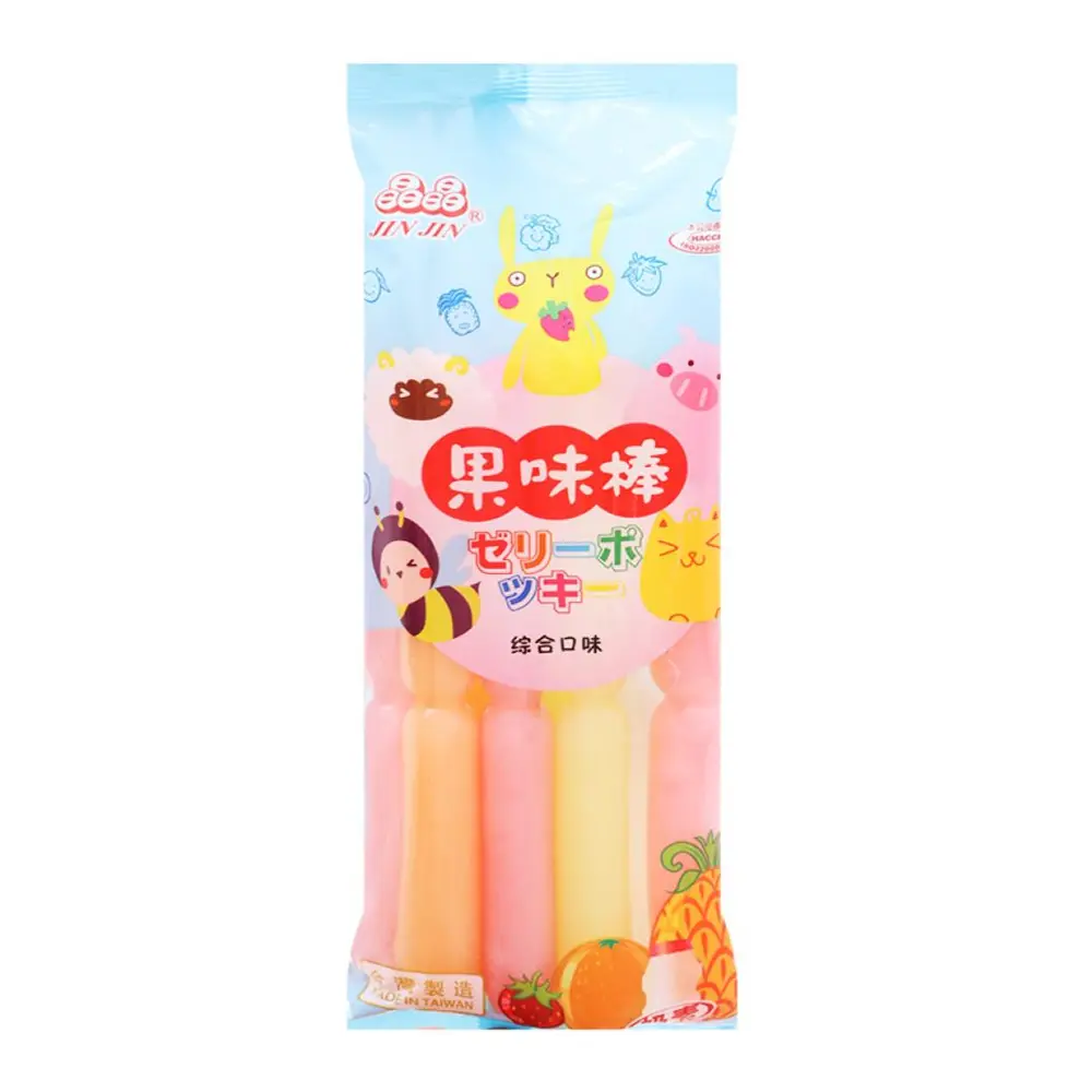 Thạch Ống Vị Trái Cây Tổng Hợp, Mixed Fruit Ice Pop (680g) - JIN JIN