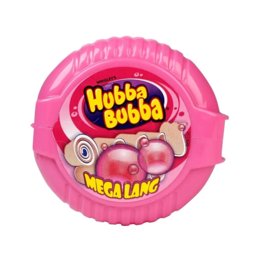 Kẹo Cao Su Cuộn Vị Trái Cây, Hubba Bubba, Mega Lang, Original (56g) - WRIGLEY'S